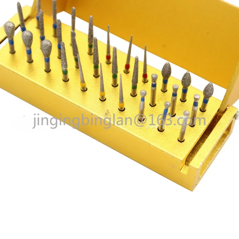 Dental 30 car needles and box, high-speed car needle, polished needle, grinding head