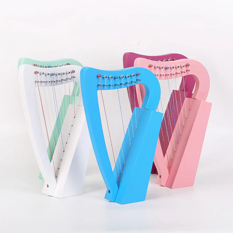 8-String Classical Colorful Harp Professional Musical Instrument OEM Factory Direct with Parts & Accessories