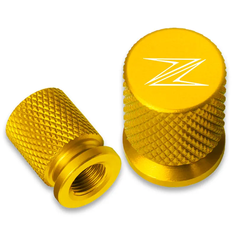 2 PCS Motorrad Rad Reifen Ventil Abdeckung Kappe Stecker CNC Zubehör Für KAWASAKI Neue Z400 Z900 Z1000 Z800 Z750 Z300 Z650