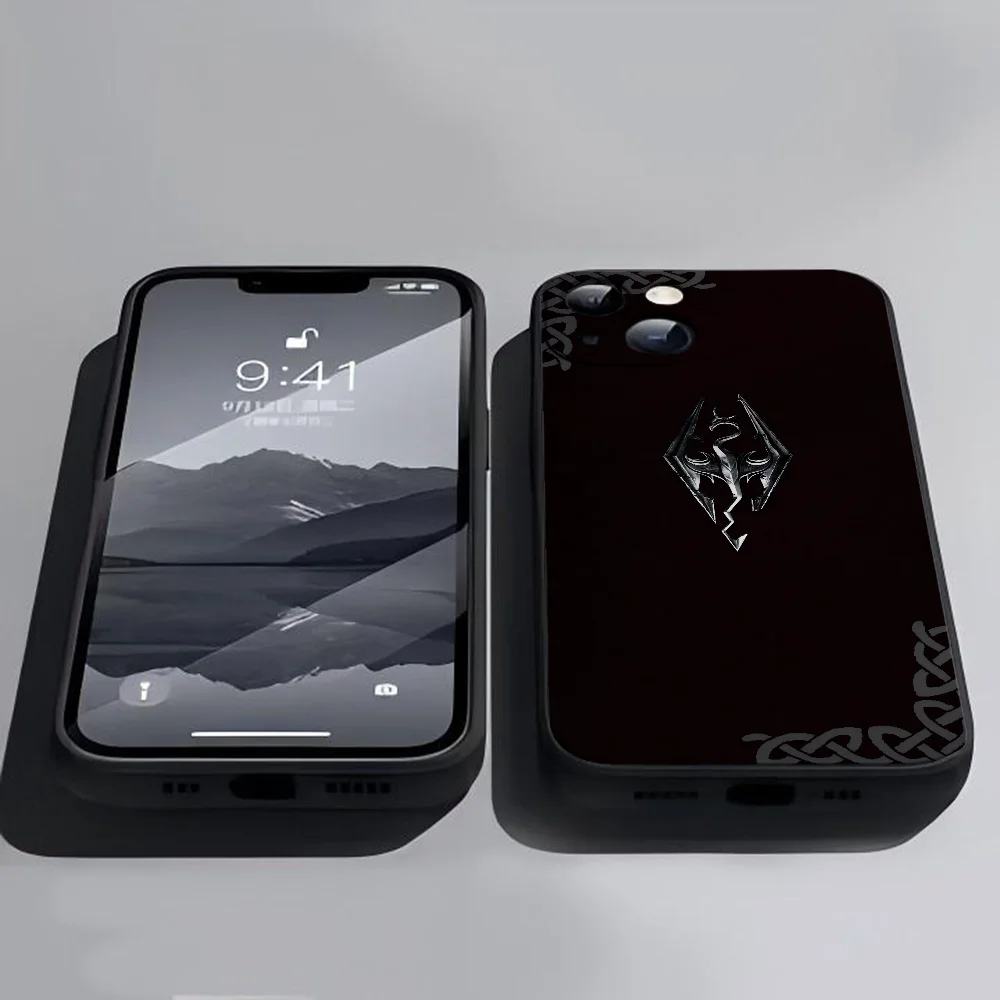 حافظة هاتف ألعاب E-Elders مصنوعة من السيليكون الناعم لهاتف S-Scrolls Skyrims IPhone 16 15 14 13 12 11 Plus Pro Max Plus #6