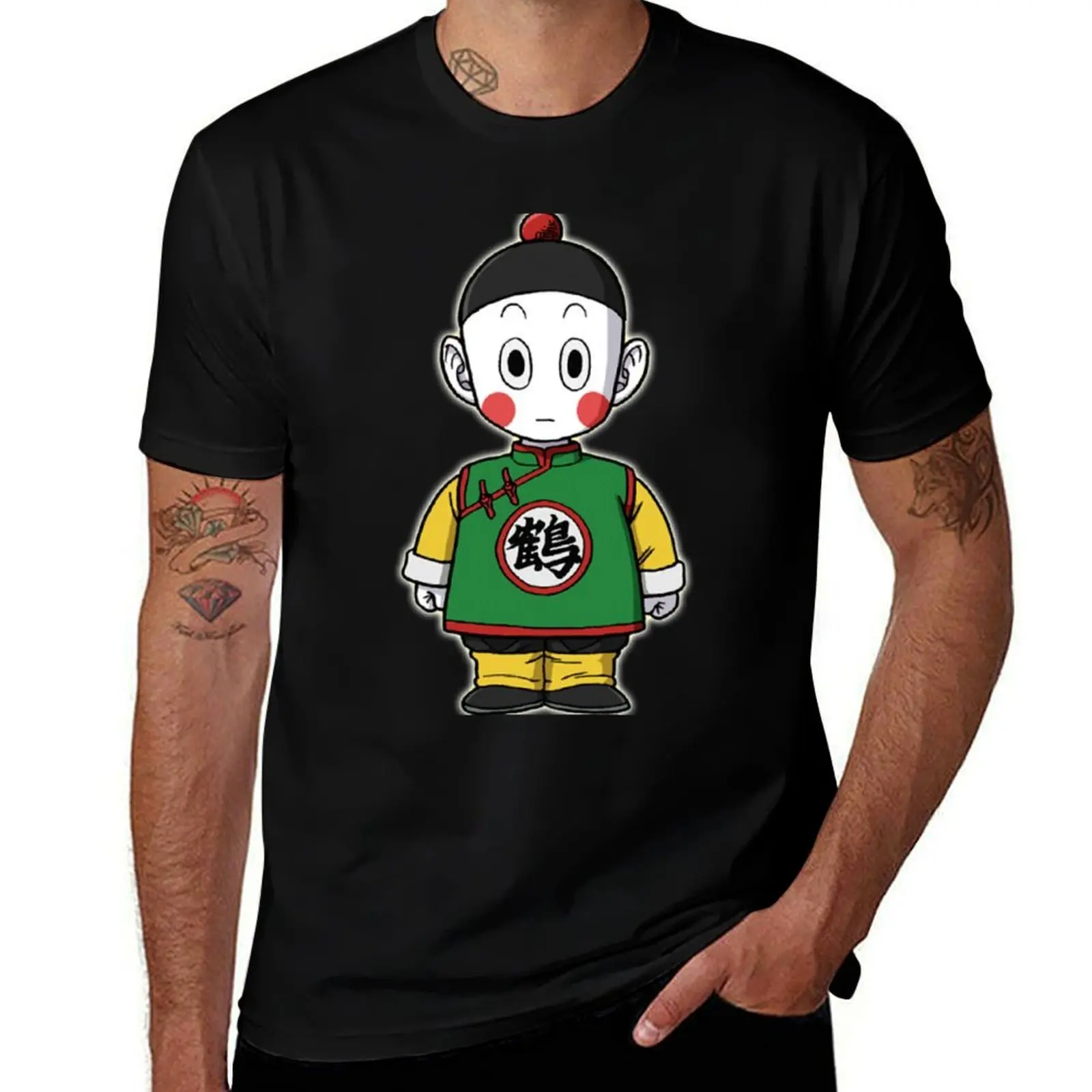 

Chiaotzu T-Shirt anime clothes anime graphic t shirt vintage oversized t shirt mens white t shirts