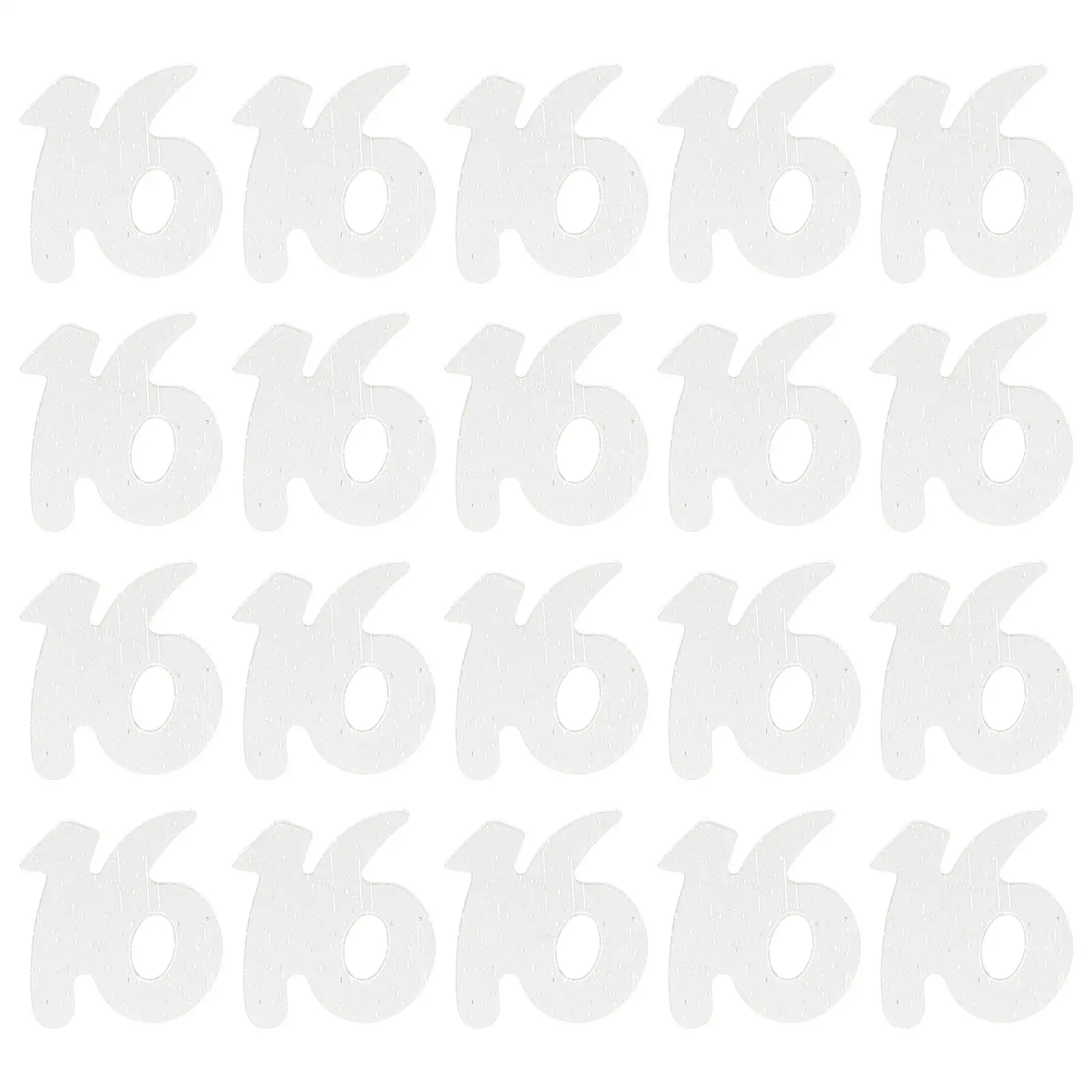 

1200 Pcs Party Table 30th Golden Decoration Birthday Confetti Anniversary Number for Balloon