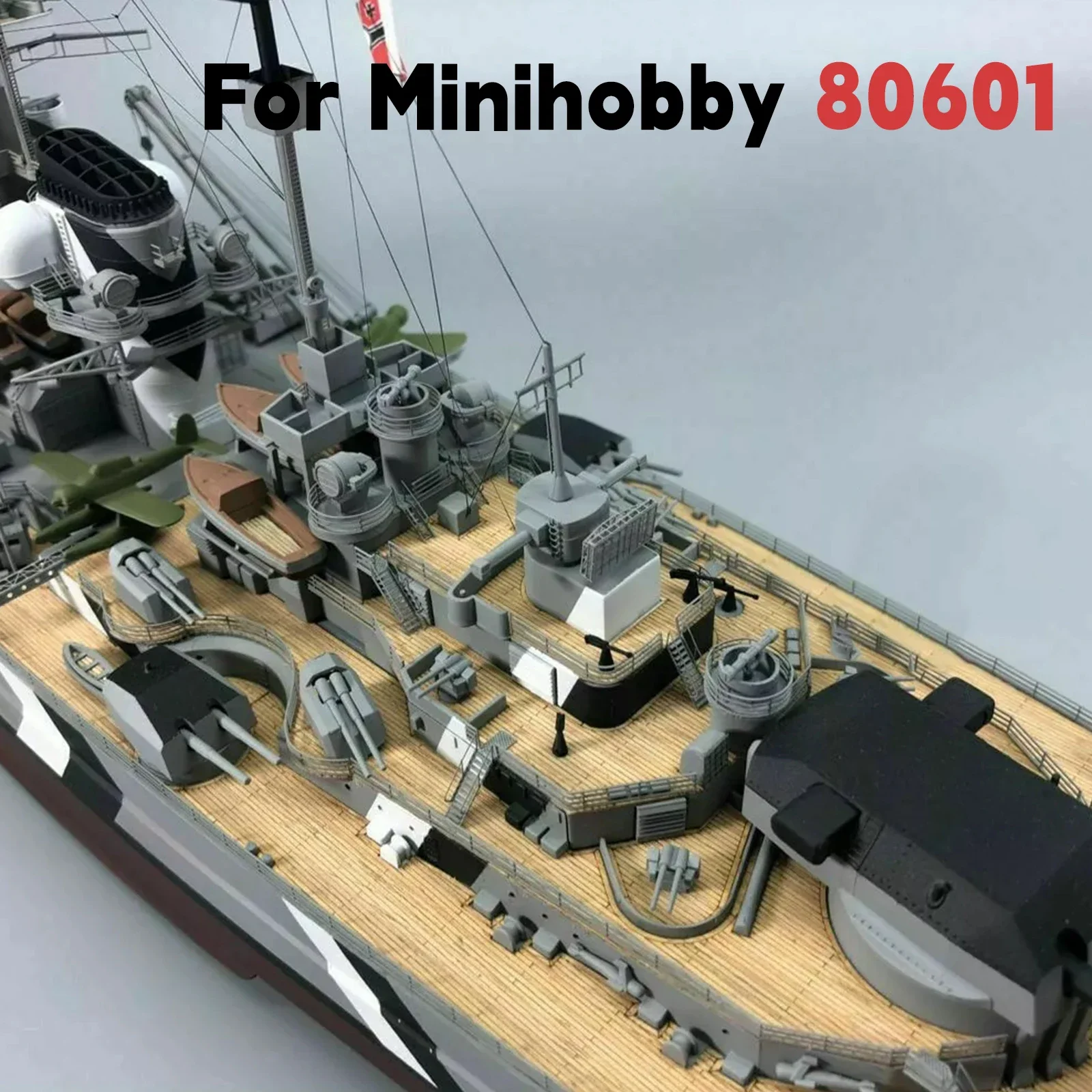 1/350 Deutsches Schlachtschiff Bismarck Detail-up-Teil für Hobby Boss/Tamiya/Revell DIY Modell Schiff Upgrade Kit Hobby-Spielzeug für Erwachsene Geschenke