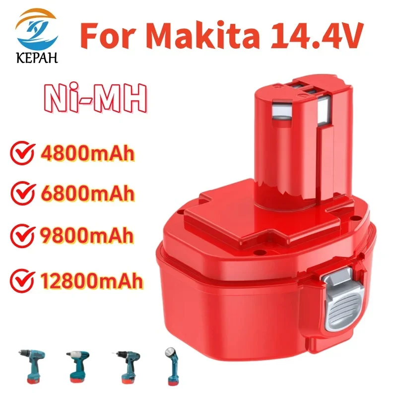 14.4V 4.8-12.8Ah ni-mh استبدال البطارية لماكيتا PA14 1422 1433 1420 192600-1 6281D 6280D 6337D بطارية قابلة للشحن