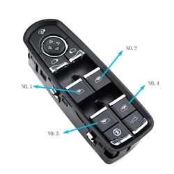 For Porsche Panamera / Cayenne 2010-2016 for Macan 2014-2018 Window Control Switch Button Cap Cover Driver Master