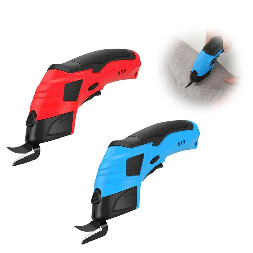 Cordless Electric Scissors Rechargeable - Portable Cutting Tool for Fabric, Carpets, Soft Leather, Cardboard & Sewing Tool