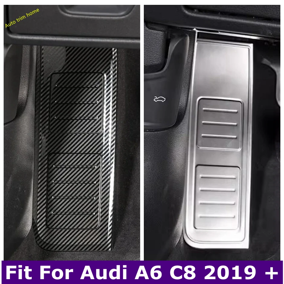 

Stainless Steel Silver Footrest Left Foot Rest Pedal Decoration Panel Cover Trim Fit For Audi A6 C8 2019 - 2023 Car Accessories