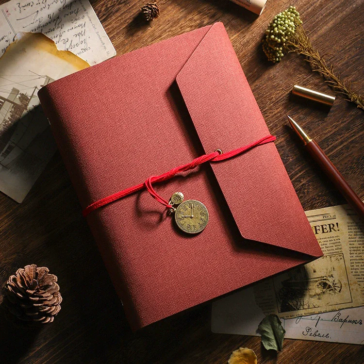 

Photo Album DIY Leather Memory Book Kraft Paper Film Commemorative Picture Album Envelope Storage Self Adhesive Album Gift