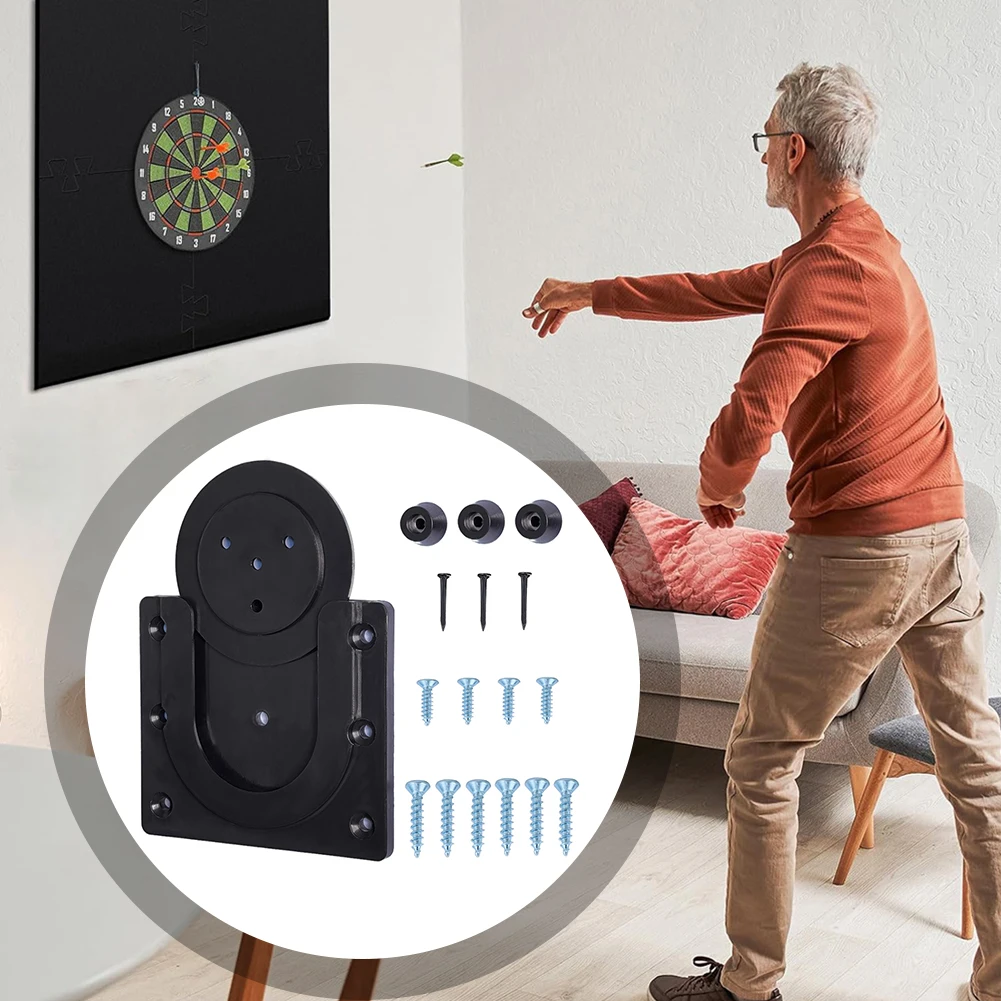 

Dartboard Mounting Bracket with Fixed Accessories Wall Hanging Dartboard Mounting Bracket Set for Hanging Dartboard