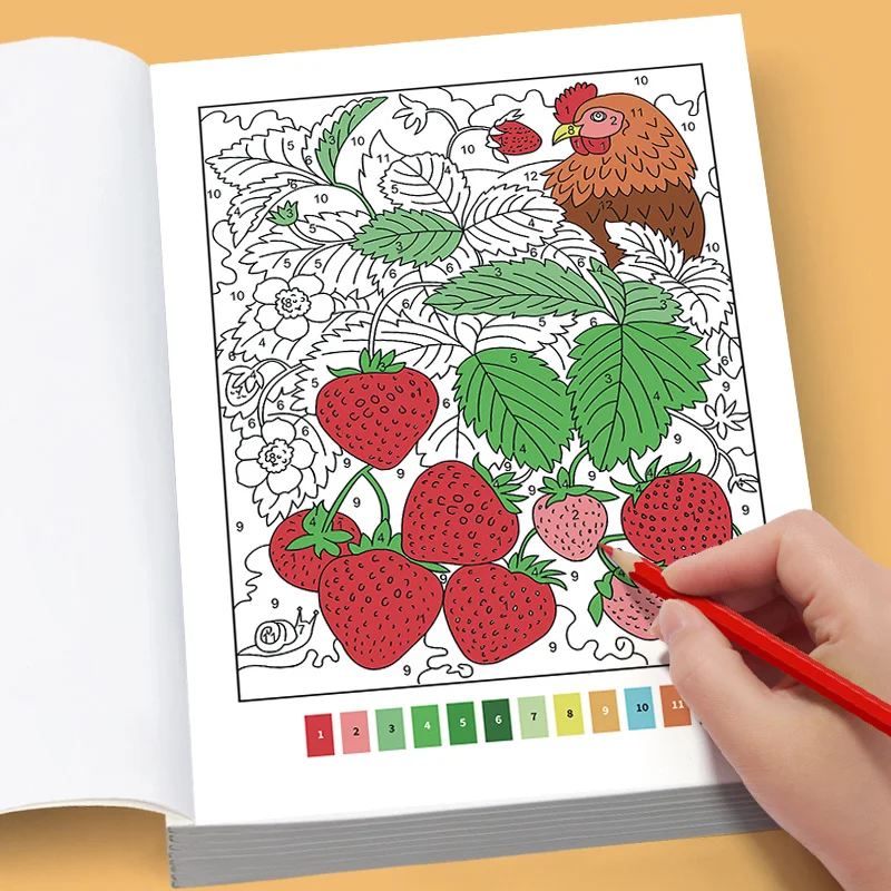 A Digital Coloring Book, Stress Relieving Mandala, Flower/animal/vegetable/landscape Sketch Brochure, Graffiti Book, 32 Pages