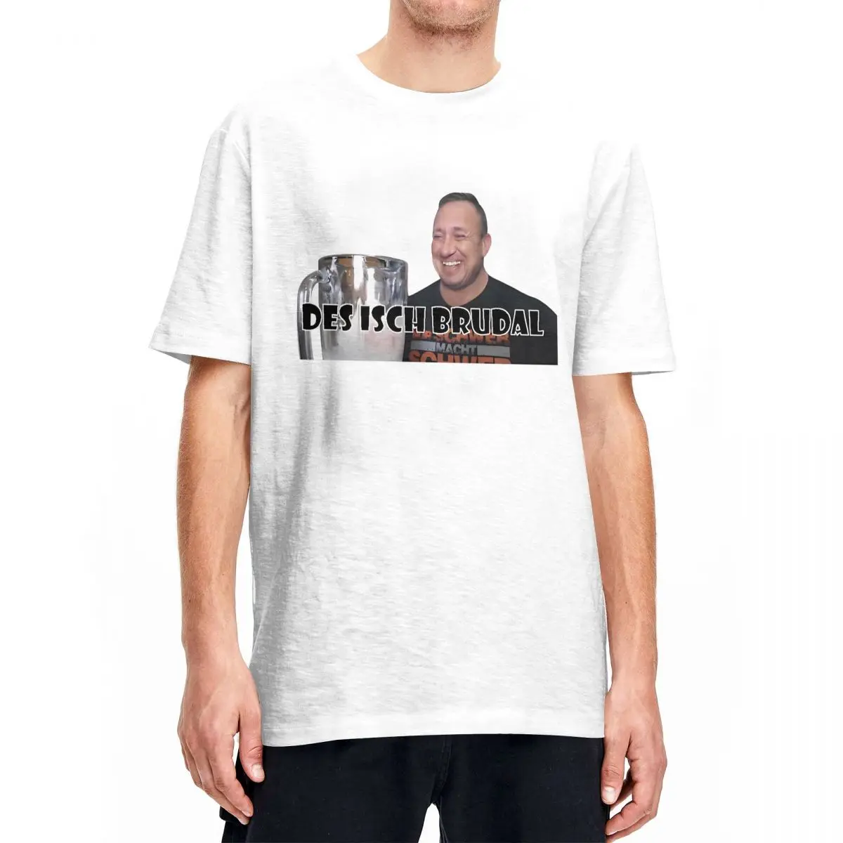 Markus ruhl t-shirt des isch brudal hip hop t-shirts kurzarm y2k lustiges tshirt strand 100% baumwolle o hals übergroße kleidung