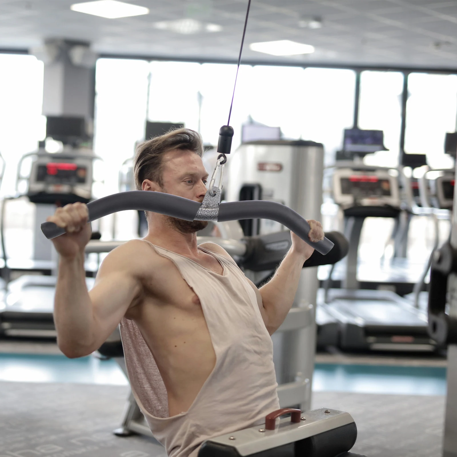 

Фиксированные аксессуары для фитнеса, крепление для спортзала, горизонтальные штанги, ремень для машины, шкив для бицепса, тяговые шкивы