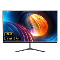 24 Inch Anmite 75Hz LCD Monitor PC IPS FHD Desktop Gaming Computer Screen Tablet HDMI/DP/1920*1080 Compatible Built-in Speaker