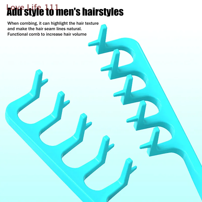 

Volumizing Wide-Tooth Hair Styling Comb Curling Tools Fluffy Texture For Men Ideal For All Hair Types Hairstyling Tools