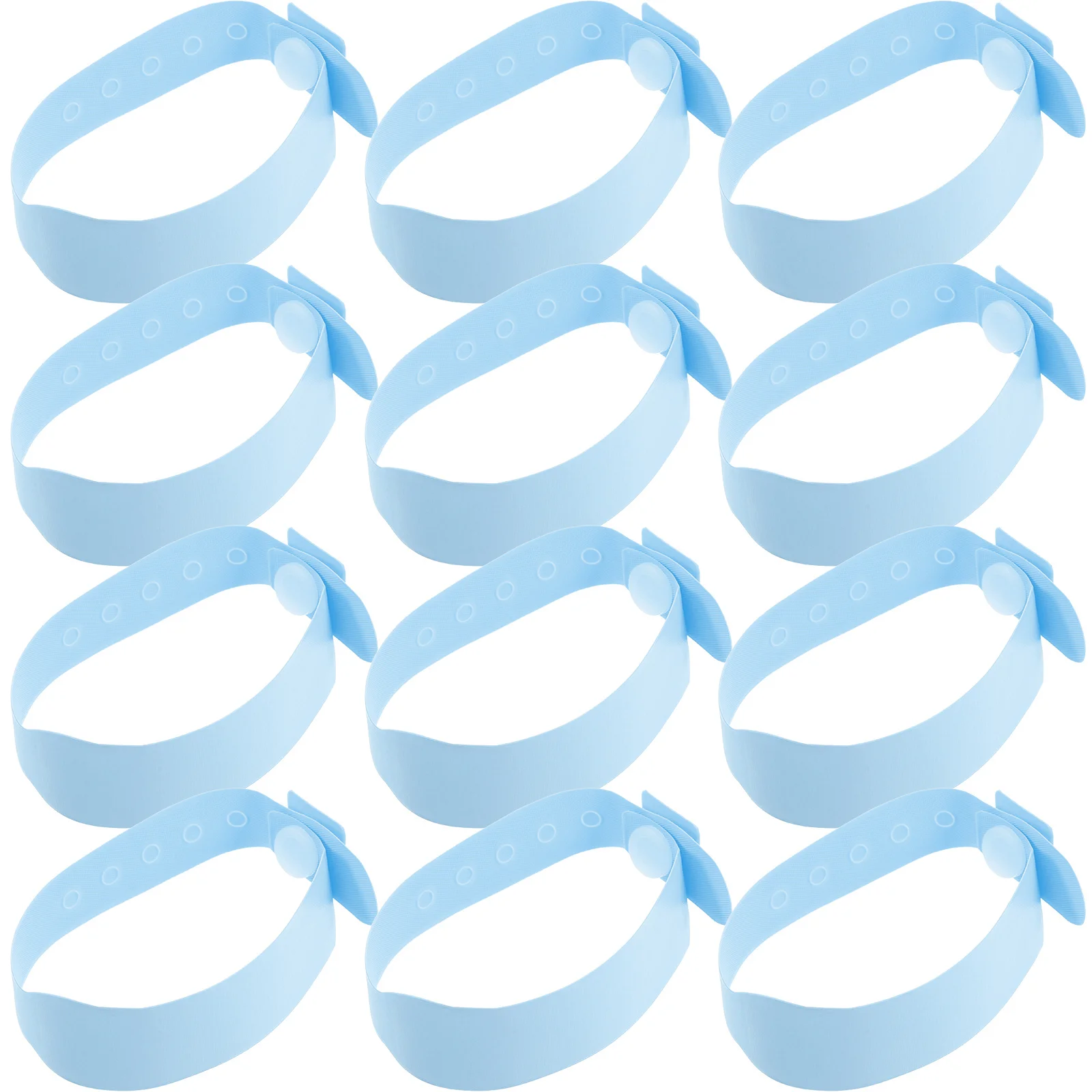 

100Pcs Writable Newborn Hospital Wristbands Disposable PVC Identification Bands Waterproof Use for Baby Patient