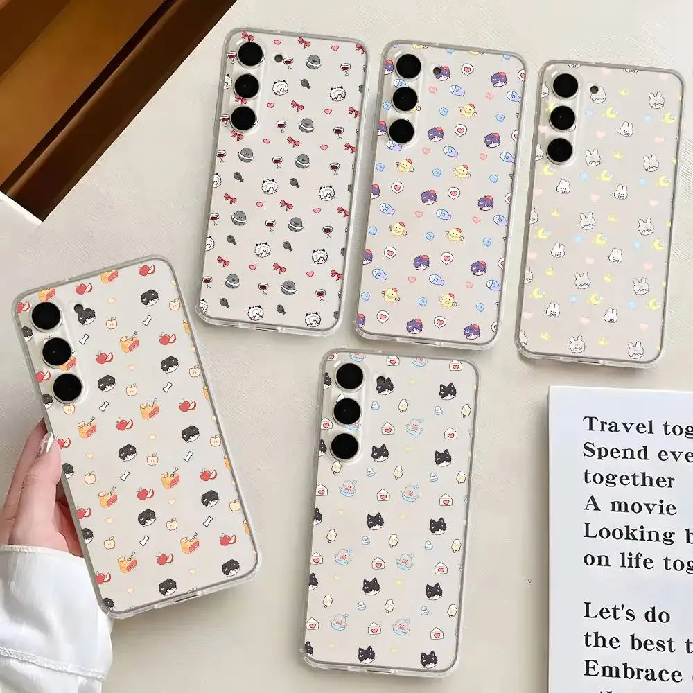 

Love And Deepspace Phone Case For Samsung Galaxy Transparent Cover A52 A12 A51 S21 Edge S22ULTRA S23 S24 S20LITE Plus Ultra