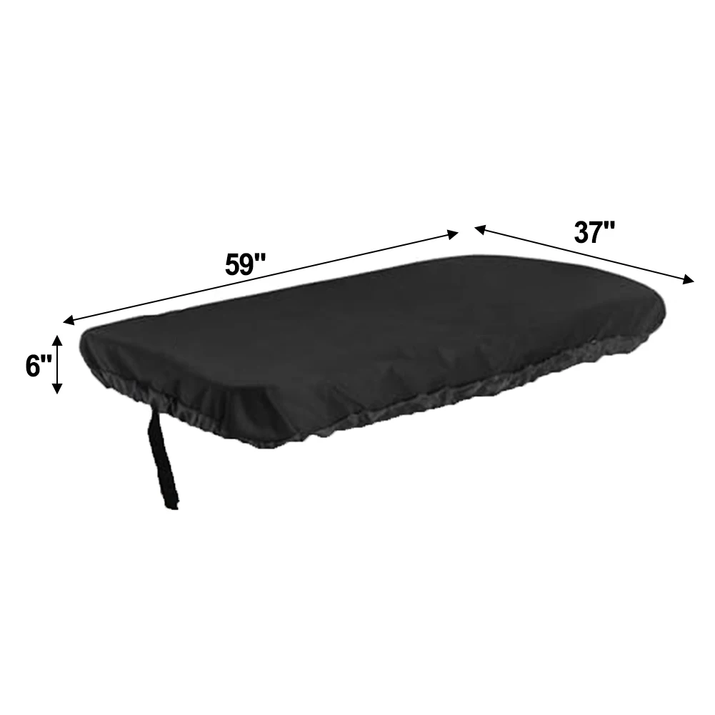 Adjustable Wagon Cover 59*37*6 Inch Garden Cart Cover 210D Heavy-Duty Nylon Easy To Clean Integrated Drawstring