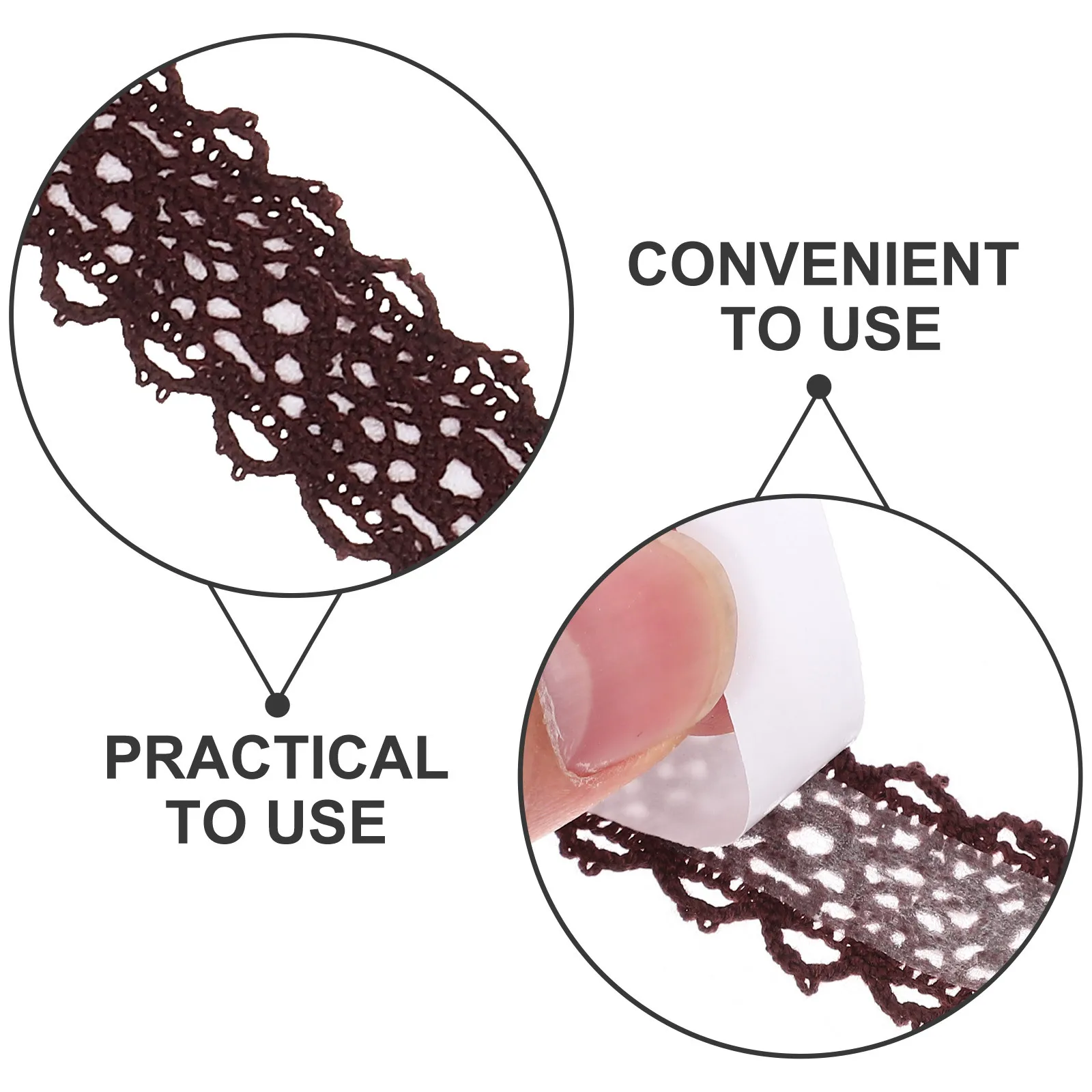 3 لفات شريط دانتيل من القماش شريط دانتيل مزخرف ذاتي اللصق لسكرابوكينغ لتقوم بها بنفسك بطاقة الحرفية صنع أشرطة لاصقة #3