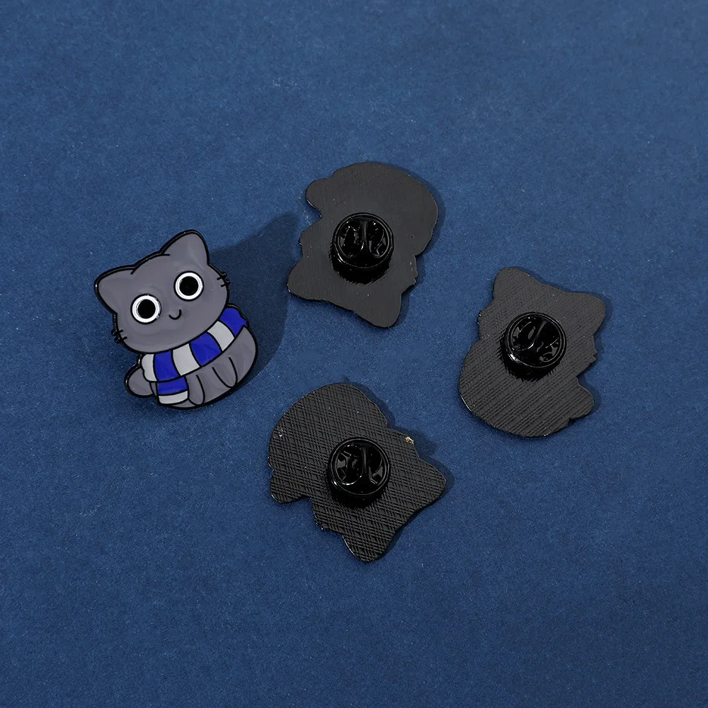 Kitten Series Brooch Cute Cartoon Animal Metal Badge Small Jewelry Gift Wholesale Cap Pin Hat Pins for Caps Backpack Accessories