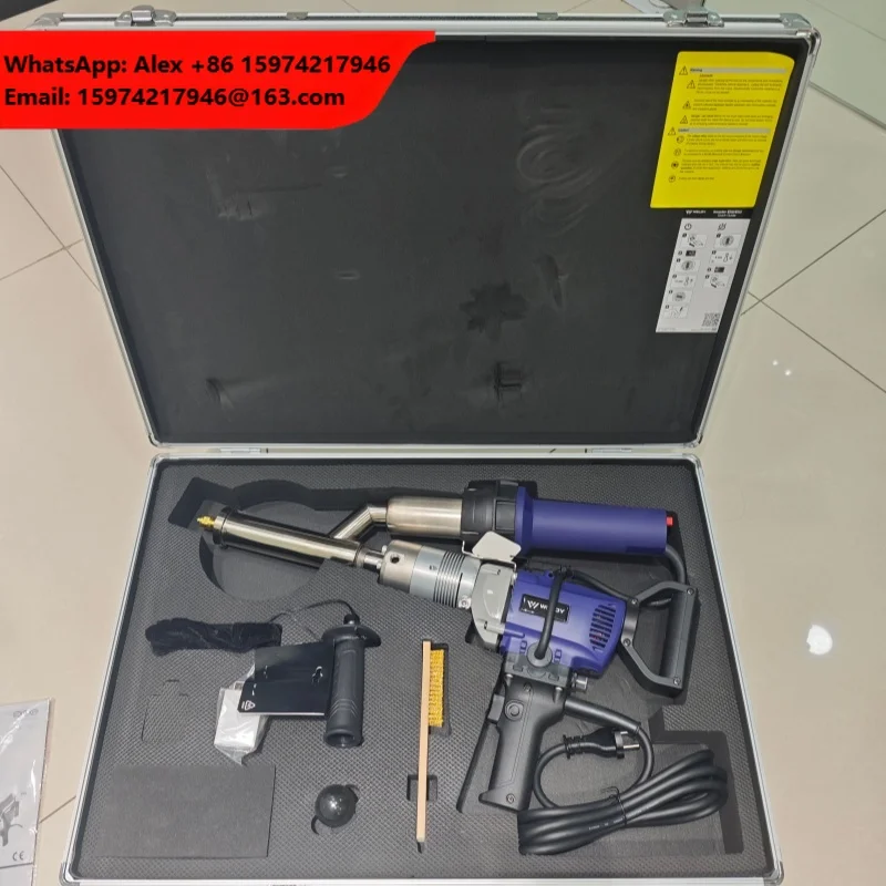New 3000W Double Heating Hand Extruder Welder With Hot Air For Geomembrane Lining 220V PVC/HDPE