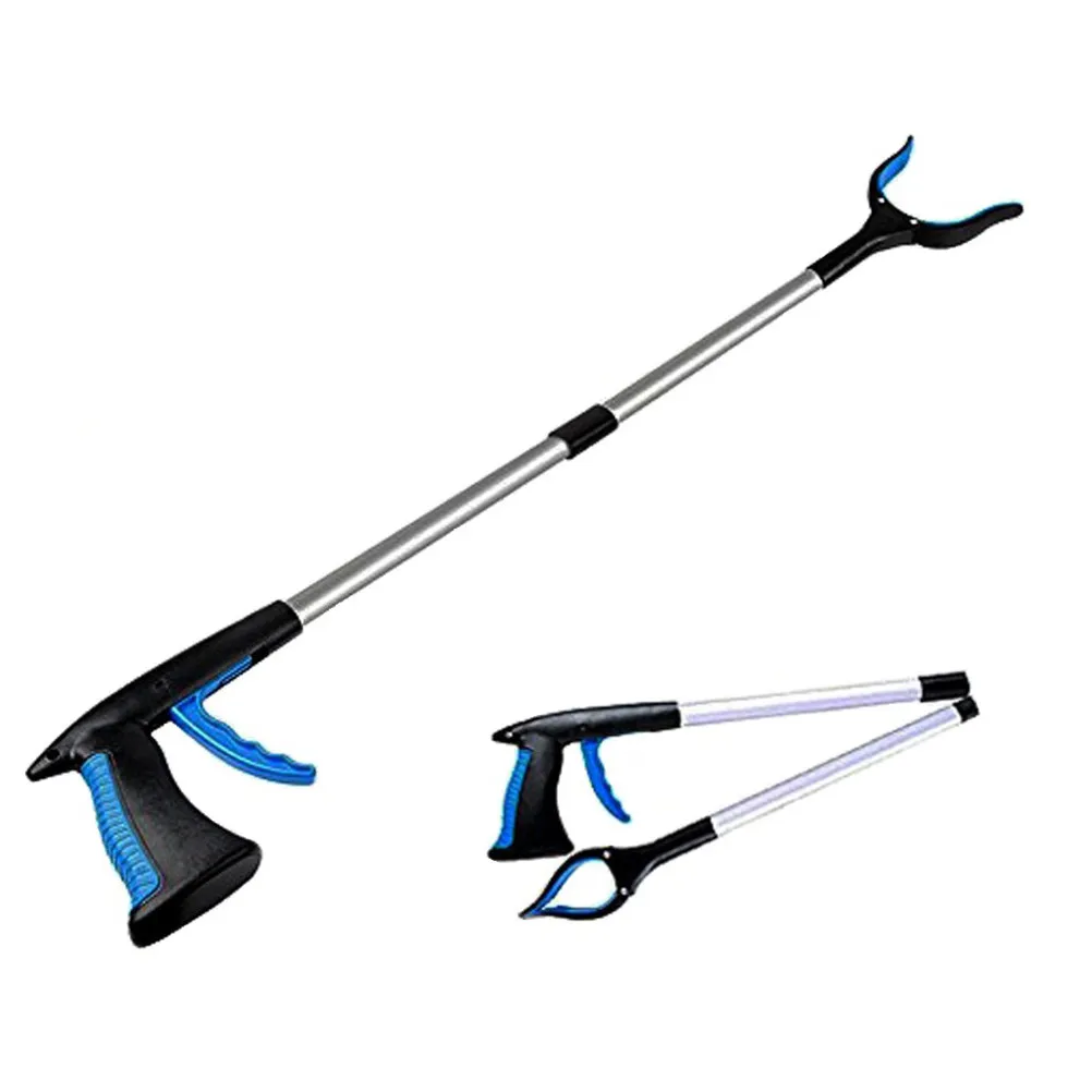 Trash Grabber Reaching Assist Tool Foldable Litter Pickup Cleaner Extended Reach for Back Pain Relief Indoor Outdoor Use School