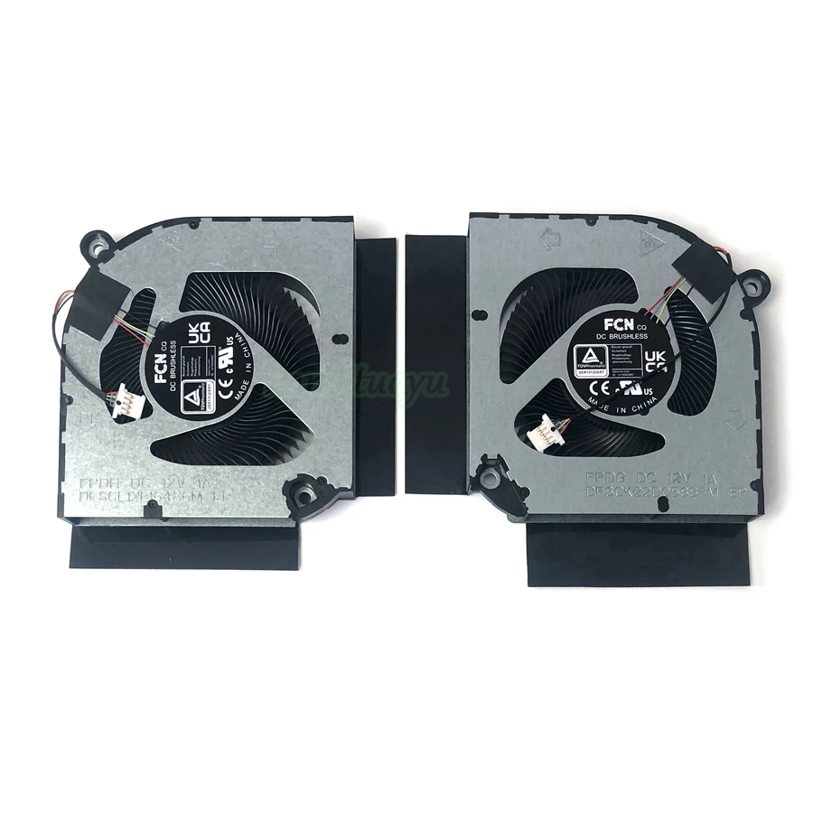 New Laptop CPU GPU Cooling Fan for Acer Nitro 5 AN515-58 AN515-46 AN517-55 N22C1 N20C11 Cooler Radiator FPDH FPDG 12V 1A 4Pin