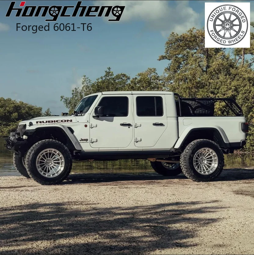 

26-дюймовые кованые диски для внедорожников, легкосплавные колеса 4x4, кованые алюминиевые диски с глубоким вогнутым профилем, полировка