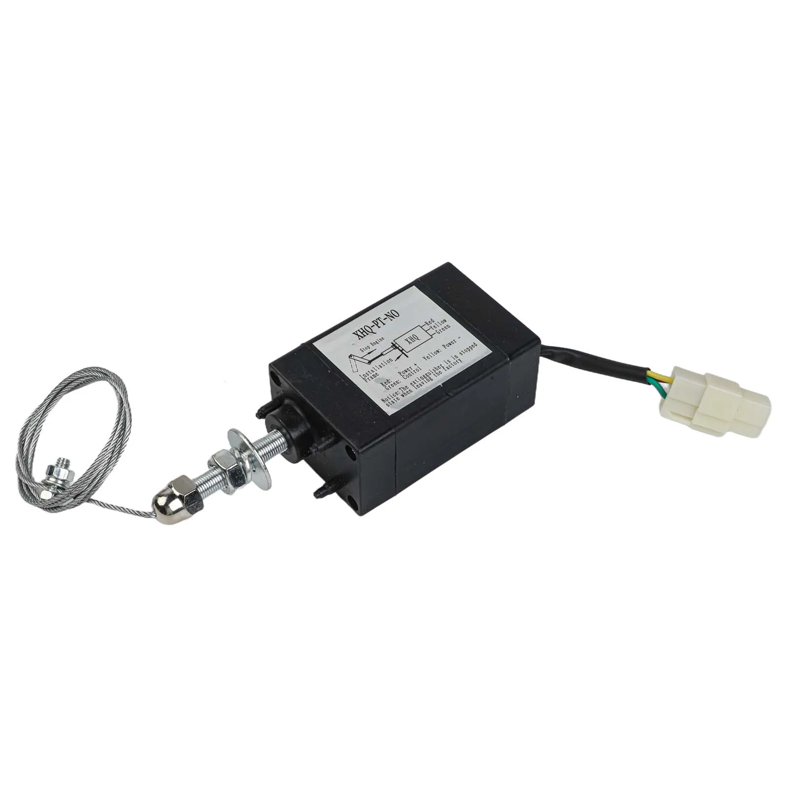 

12 В электромагнитный клапан XHQPT, соленоид остановки двигателя с электрическим регулятором дроссельной заслонки для автомобильных и промышленных применений