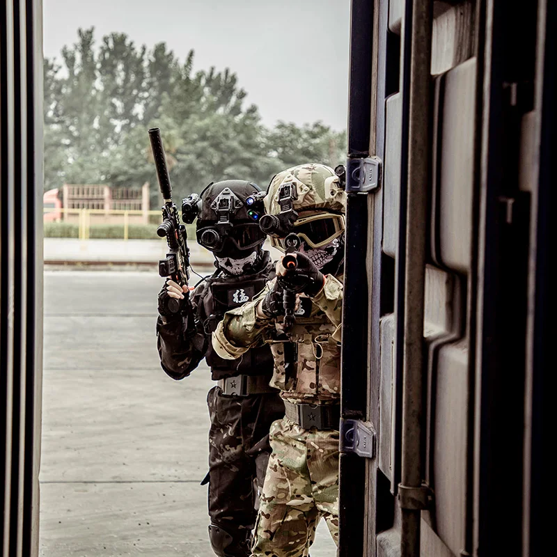 Set mimetico tattico per bambini Forze speciali all'aperto Tuta militare a maniche lunghe Abbigliamento da campeggio per giochi di ruolo softair