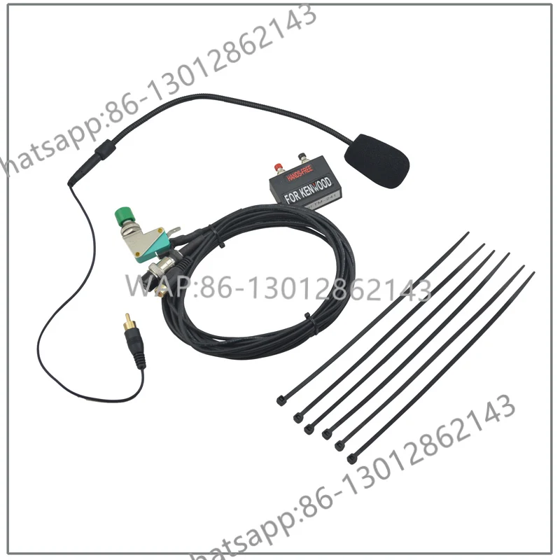 8 pin aviation plug PTT MIC Hands-free  for kenwood Mobile Radio TM241/TM231/TM441/TM421/TM221/TM431