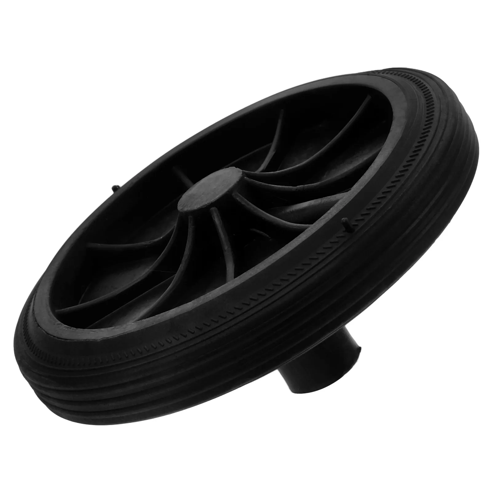 

Trash Can Wheels 80L 100L 120L 240L Black Solid Axle Replacement Lightweight Easy Install Outdoor Garbage Bin