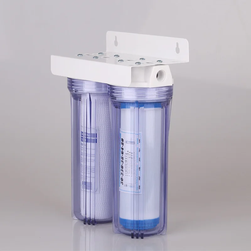 10 Inch Single-Stage House Water Filter PP Cotton Gradient Precipitation Kitchen Front Water Purifier with 1/4' 1/2' Water Inlet