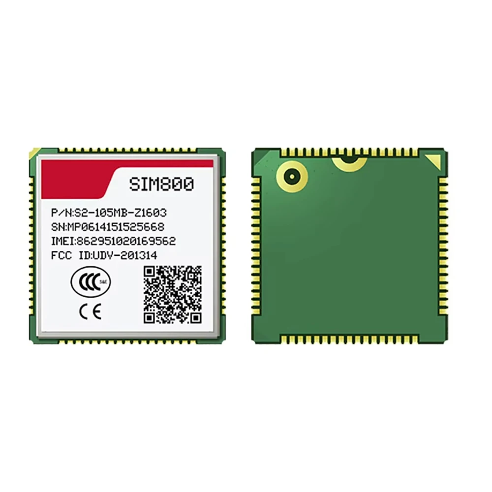 New Original SIM800 GSM Module Quad-Band 850/900/1800/1900MHz SMT Type Transmit Voice SMS Data Information