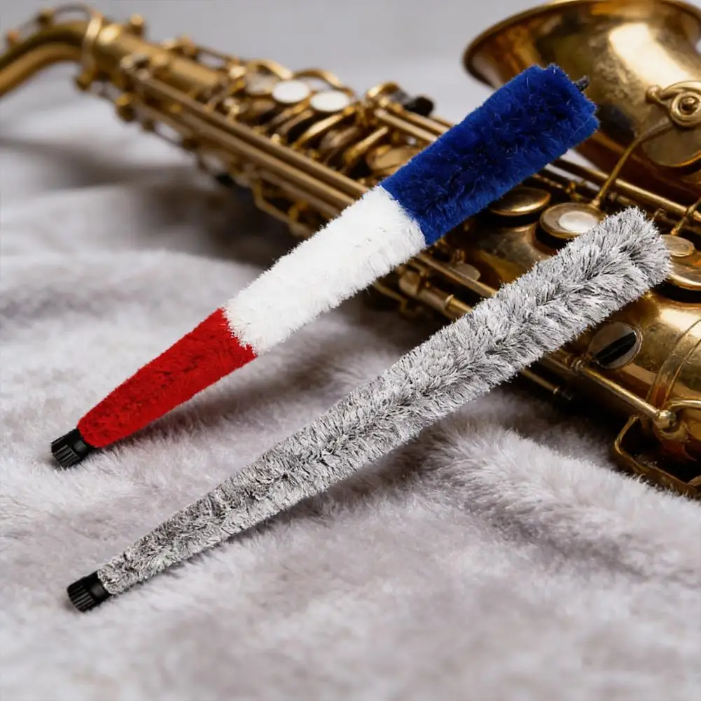 Ultra Absorbent Cotton Saxophone Cleaner, Pad Saver Brush Cleaning Swab For Alto Tenor Soprano Sax Care Tools