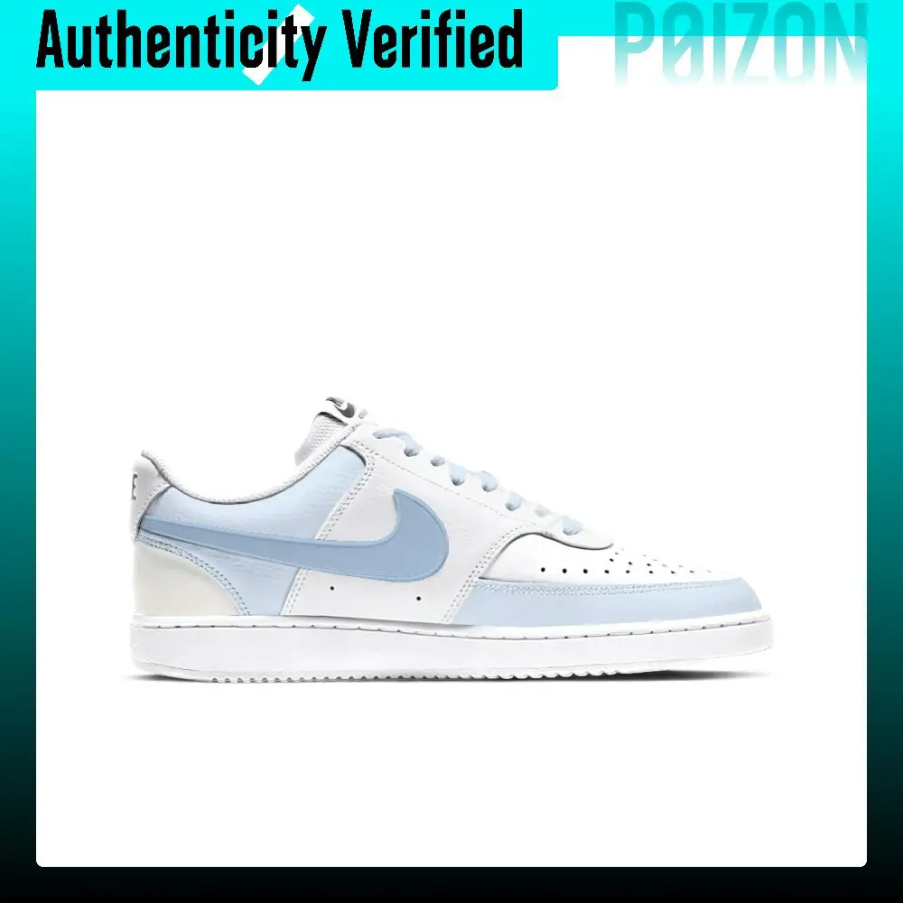 Nike Court Vision 1 Skate Shoes Unisex Low-top Blue White DH2987-101(Team1065-）