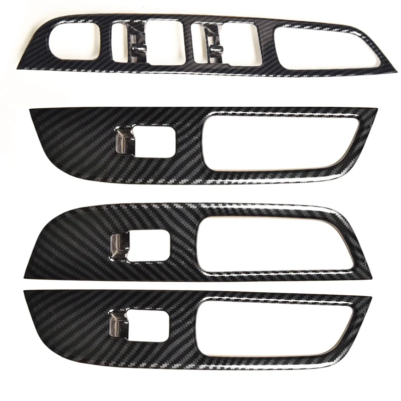 For Geely Coolray 2018-2021 BinYue Car Regulator Glass Armrest Panel Frame Decoration Accessories for Vehicles Stickers