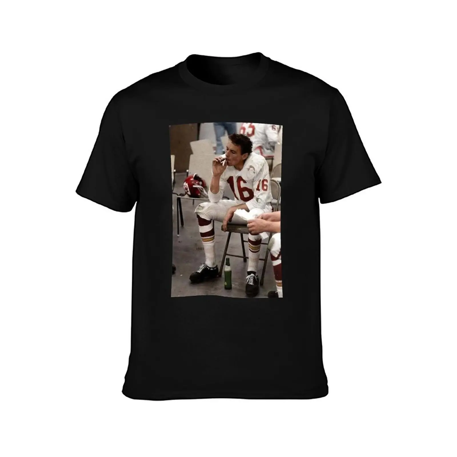 len dawson! smoking Poster Classic T-Shirt Simple Casual Short Sleeve Tee T-Shirt