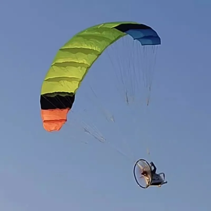 1.28m Leaf RC Paramotor Stunt Paraglider Portable Remote Control Flying Model Outdoor Entertainment Toy For Kids And Dog Play