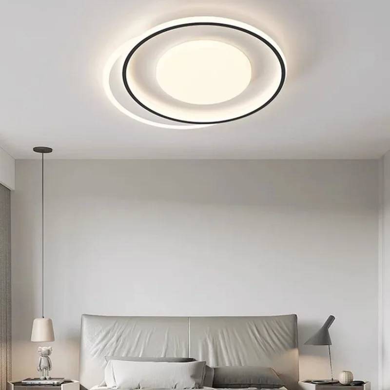 （90）Whole house smart modern simple living room bedroom ceiling lamp three bedrooms and two