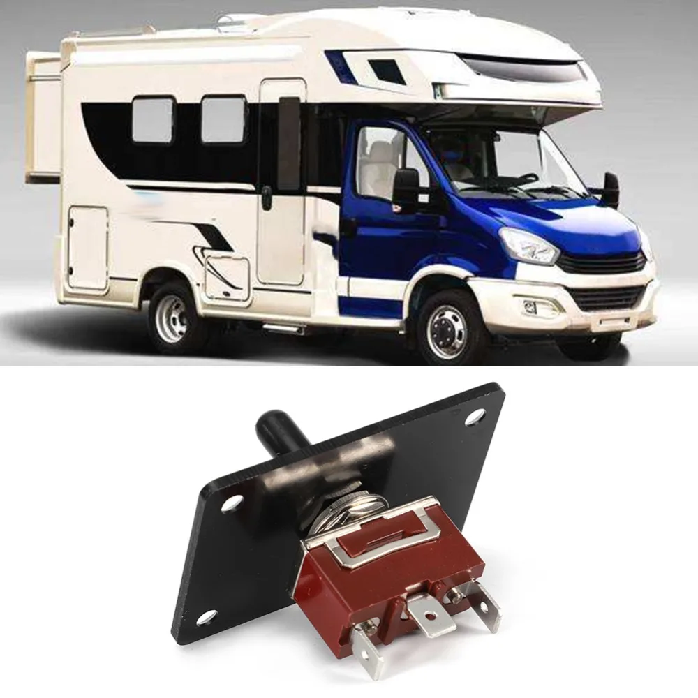 

Прочная панель управления ветровым стеклом 12 В, алюминиевая водонепроницаемая крышка, переключатель управления, тумблер, морской пехоты