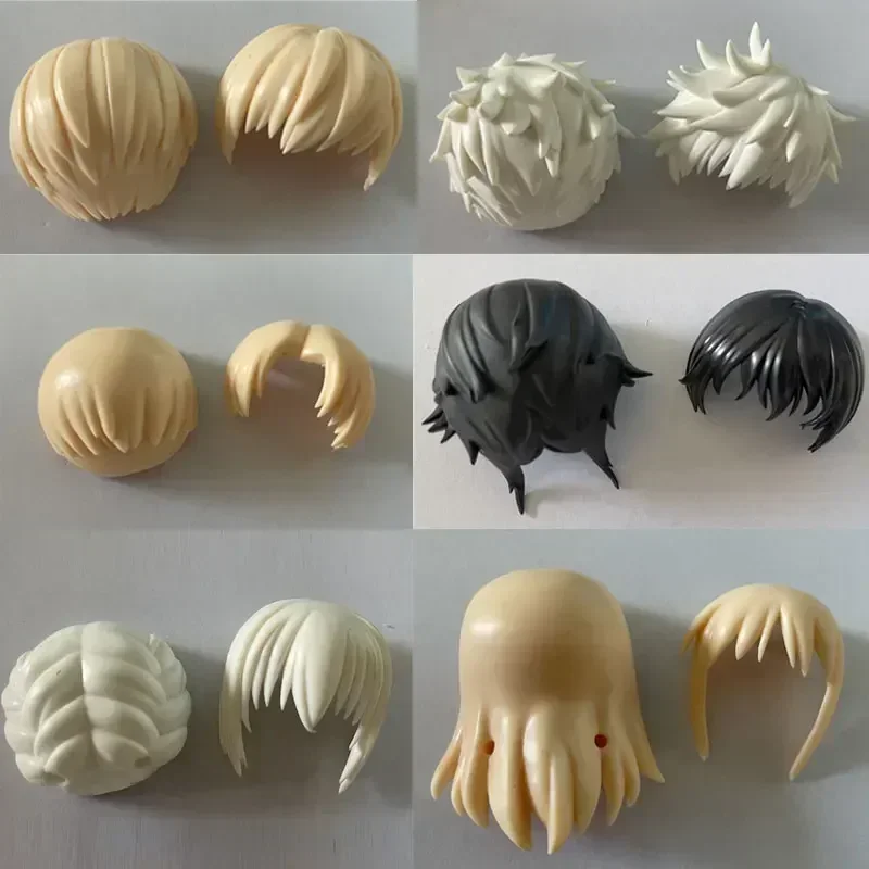 GSC Clay Man Hair white model OB11 hair doll accessories