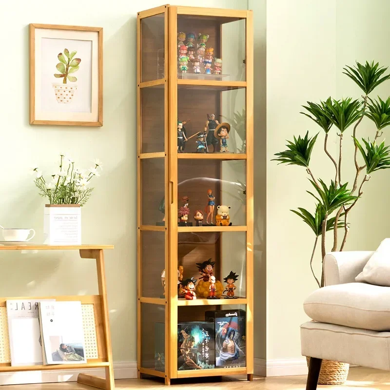 Exquisite Figure Display Cabinet Acrylic  Model Toy Display Shelf Display Cabinet Cosmetics Non-Glass Household Shelf