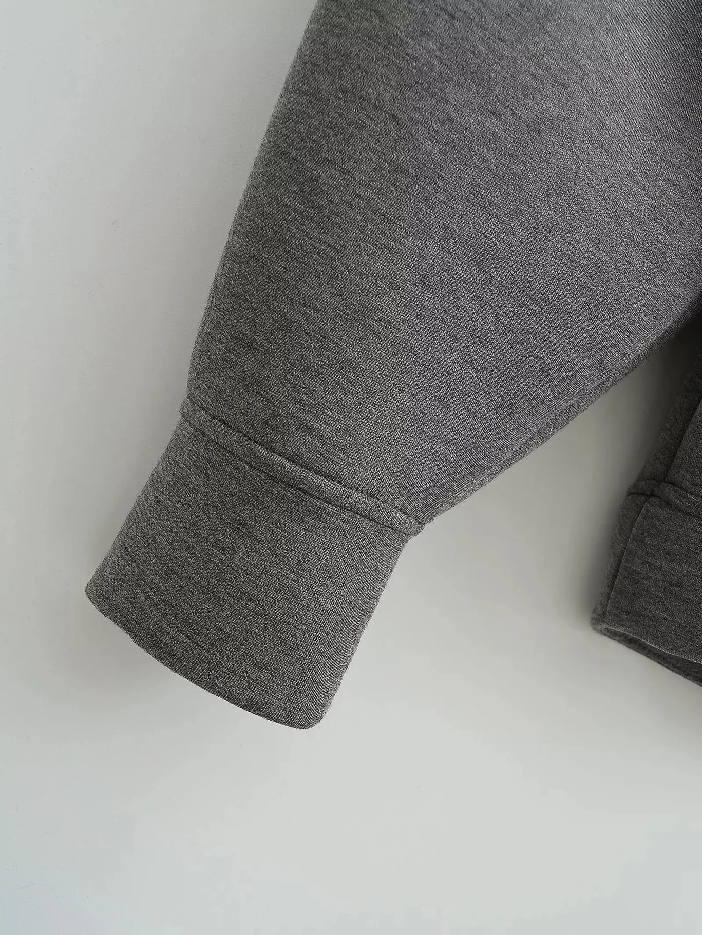 Herbstliche Damen-Freizeitjacke mit Kapuze, lockerer Oversize-Schnitt, Reißverschluss-Hoodie, Sweatshirt, einfarbiger Mantel, schicke Oberbekleidung für Bürodamen, Oberteile – Detail 16