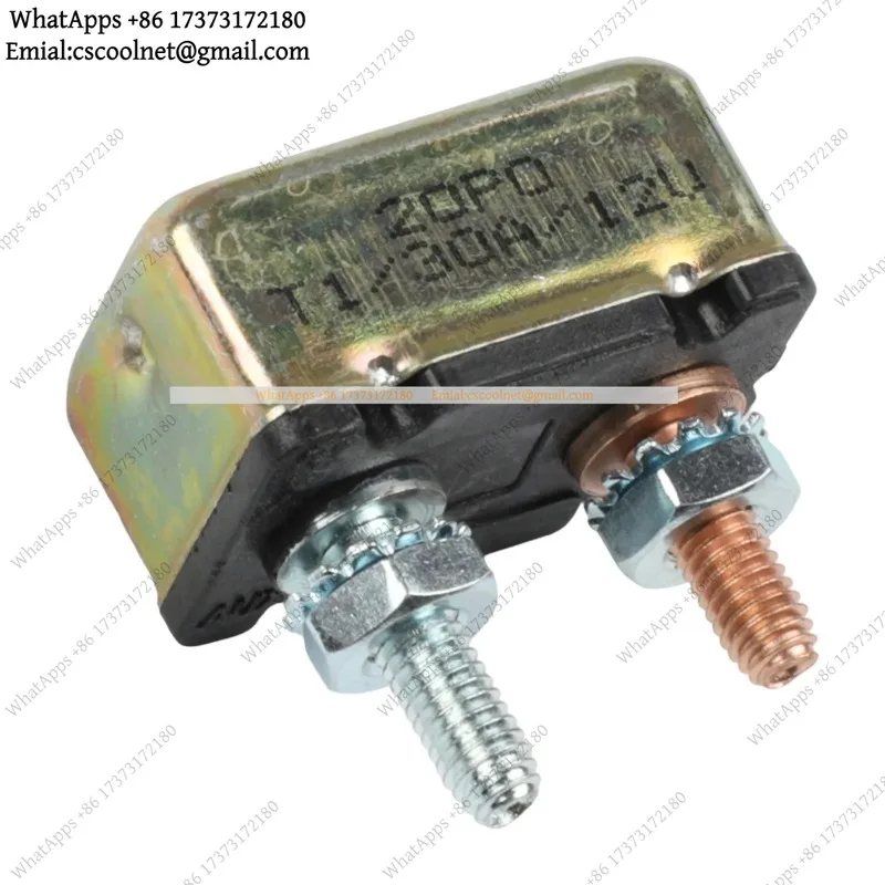 Auto For Reset Circuit Breaker 12V 10A 15A 25A 30A Metal Case Overload Protector For Car Marine Truck Electrical Equipment