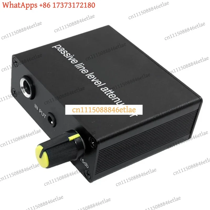 Audio Passive Attenuator Line Level Converter 3.5mm Jack Adapter for Sound Card Speaker Microphone High to Low Signal