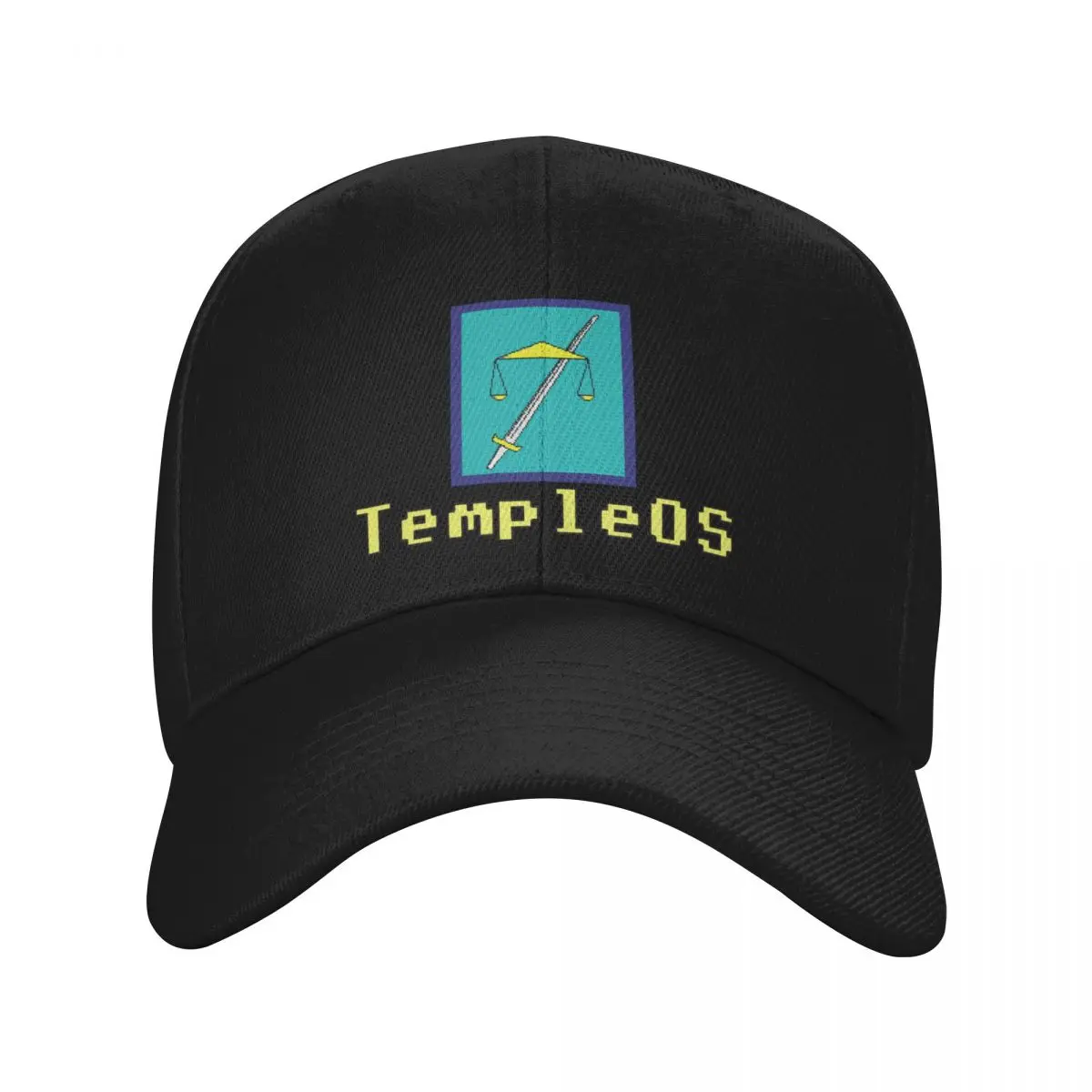 

TempleOs merch Baseball Cap tea Hat Vintage Men Golf Wear Women's