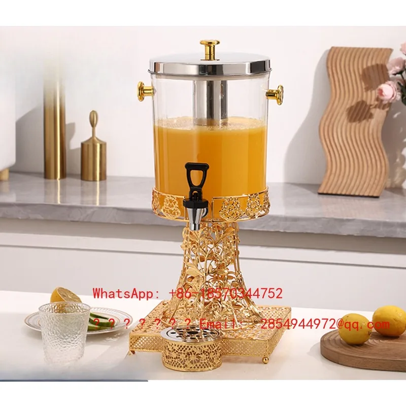 Gold-plated Juice Ding PC Bucket Set Buffet Juice Bucket