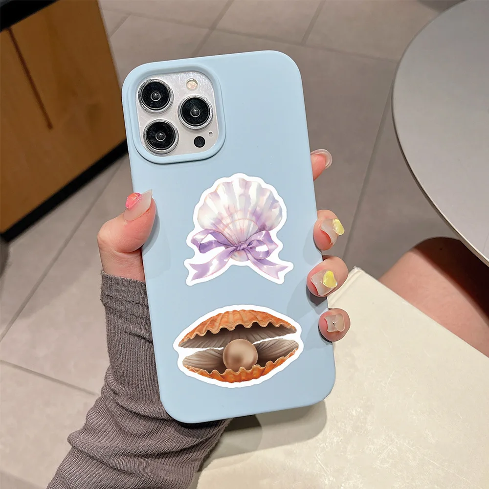 60 pezzi nuovo conchiglia perla adesivo graffiti stile INS creativo decorativo skateboard bagaglio chitarra decalcomania giocattolo per bambini regalo
