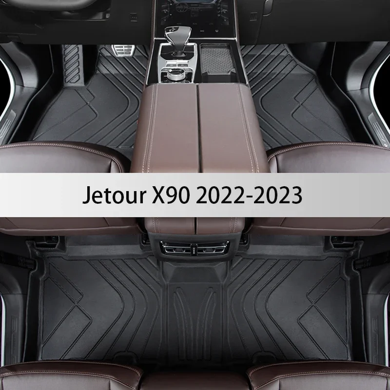 Автомобильные коврики из ТПЭ под заказ для Jetour X90 2022 2023, водонепроницаемый коврик, автомобильные аксессуары для интерьера