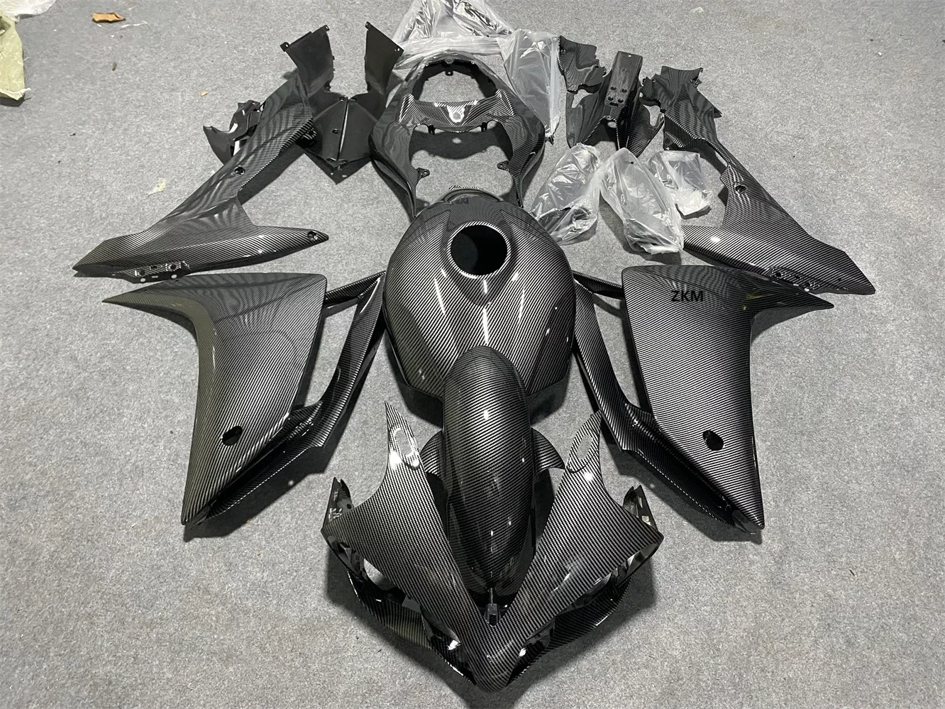 Carbon look painted Fairing kit for YAMAHA YZF R1 2007 2008 YZF R1 07 08 fairings Injection molding